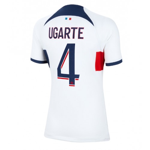 Ženski Nogometni dresi Paris Saint-Germain Manuel Ugarte #4 Gostujoči 2023-24 Kratek Rokav